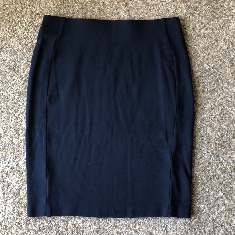 Navy blue INC pencil skirt